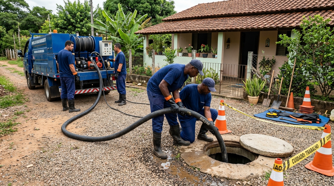 Esvaziamento de Fossa Séptica em Aracaju‑SE